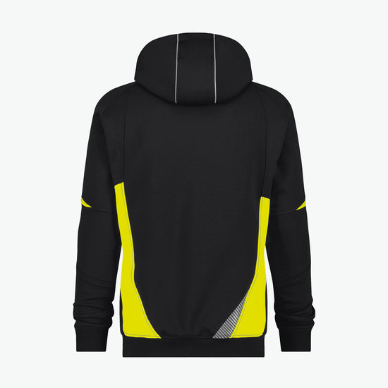 Dassy Santos Hoodie - Zwart/Fluogeel Werkhoodie Dassy
