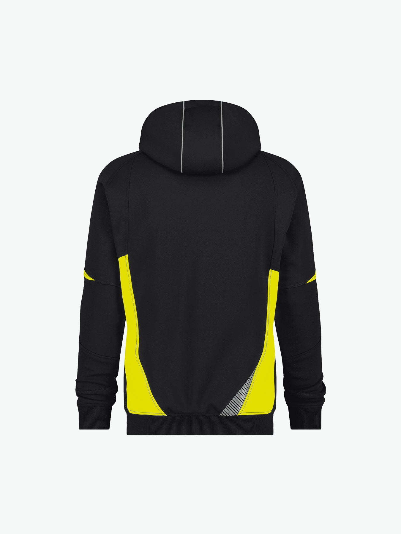 Dassy Santos Hoodie - Zwart/Fluogeel Werkhoodie Dassy