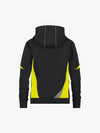 Dassy Santos Women Hoodie voor dames - Zwart/Fluogeel Werkhoodie Dames Dassy