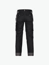 Dassy Seattle Tweekleurige holsterzakkenbroek met kniezakken - Zwart/Cementgrijs Werkbroek Dassy