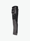 Dassy Seattle Tweekleurige holsterzakkenbroek met kniezakken - Zwart/Cementgrijs Werkbroek Dassy