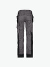 Dassy Seattle Women Tweekleurige holsterzakkenbroek met kniezakken voor dames - Cementgrijs/Zwart Werkbroek Dames Dassy