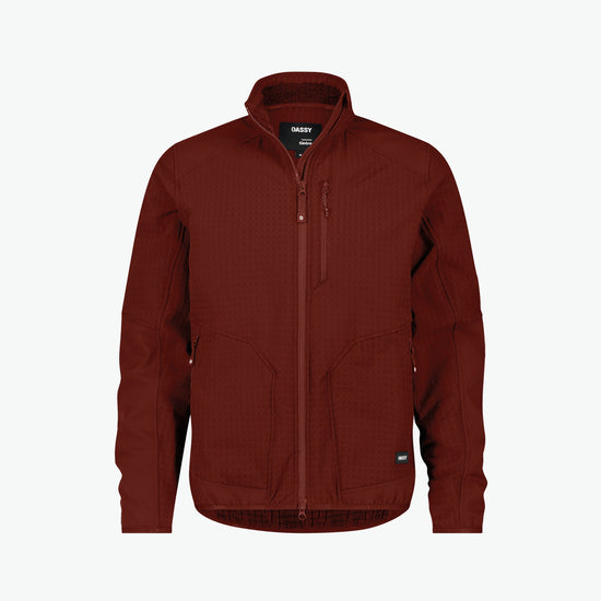 Dassy Sintra Midlayer jacket - Baksteenrood Werkjas Dassy