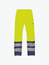 Dassy Sola Hogezichtbaarheidsregenbroek - Fluogeel/Marineblauw Werkbroek HiVis Dassy