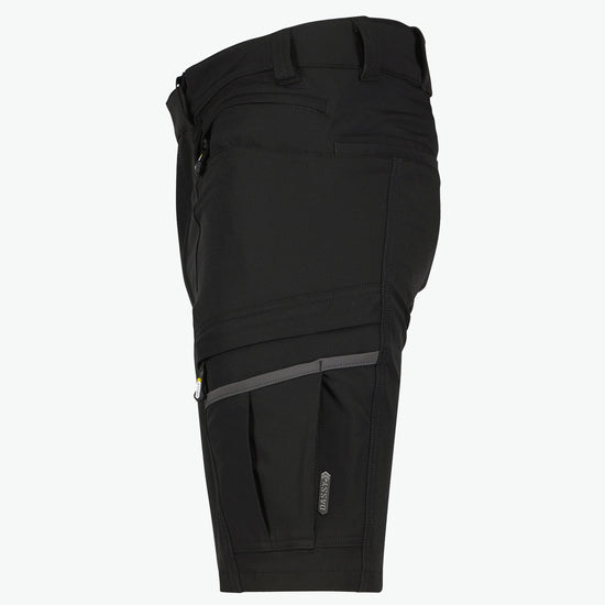 Dassy Sparx Stretch werkshort - Zwart Korte Werkbroek Dassy