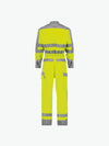 Dassy Spencer Multinorm hogezichtbaarheidsoverall met kniezakken - Fluogeel/Grafietgrijs Werkbroek HiVis Dassy
