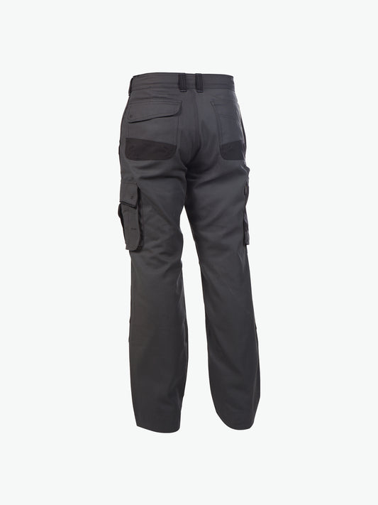 Dassy Stark Canvas werkbroek - Antracietgrijs/Zwart Werkbroek Dassy