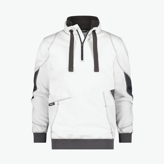 Dassy Stellar Sweater - Wit/Antracietgrijs Werksweater Dassy