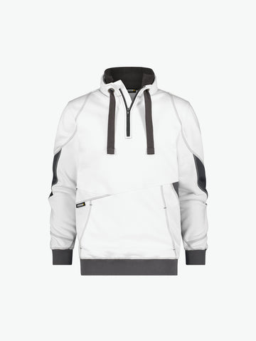 Dassy Stellar Sweater - Wit/Antracietgrijs Werksweater Dassy
