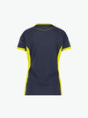 Dassy Tampico Women T-shirt voor dames - Nachtblauw/Fluogeel Werkshirt Dames Dassy