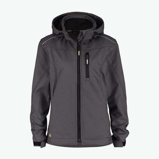 Dassy Tavira Women Softshelljas voor dames - Cementgrijs Werkjas Dames Dassy
