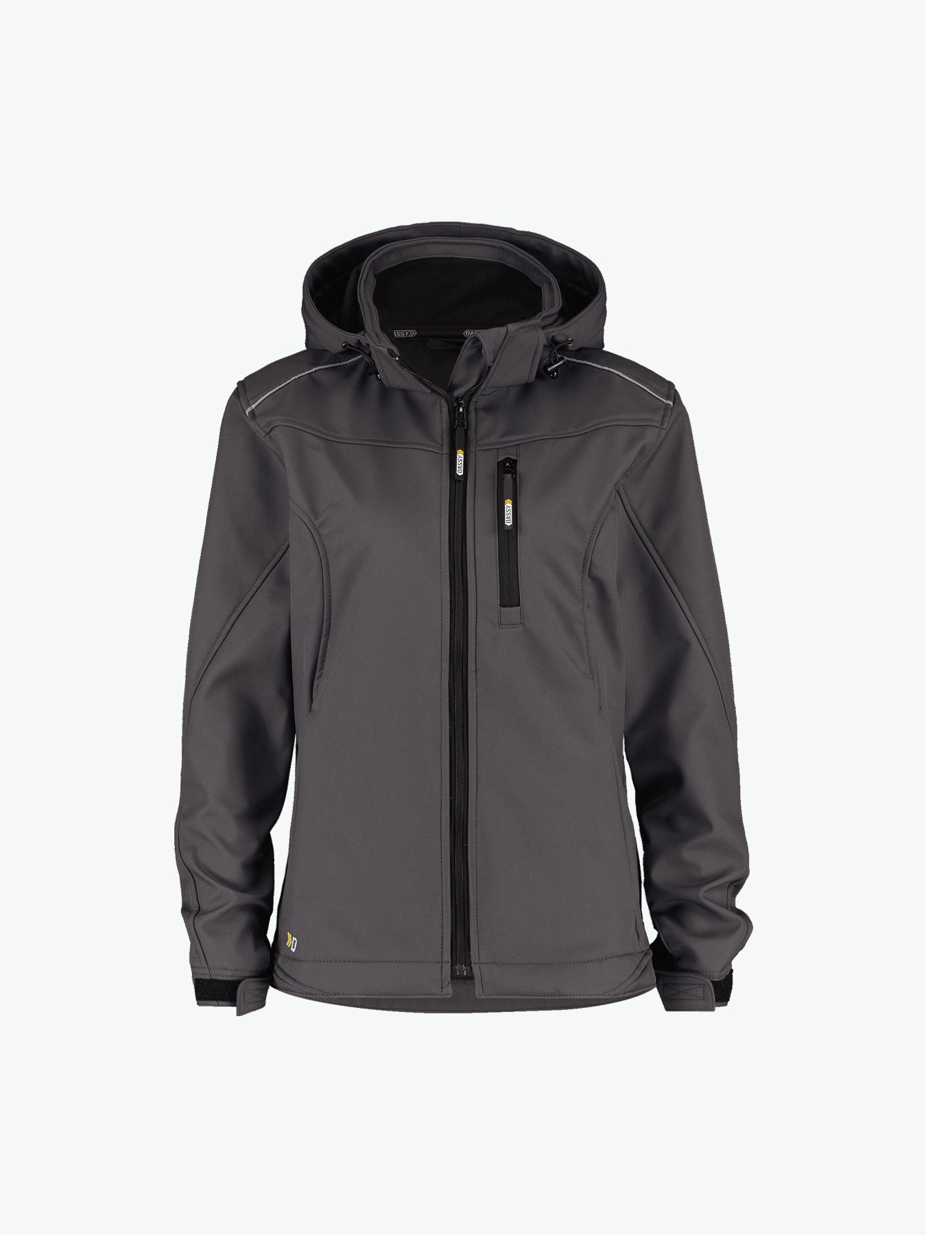 Dassy Tavira Women Softshelljas voor dames - Cementgrijs Werkjas Dames Dassy