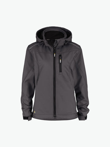 Dassy Tavira Women Softshelljas voor dames - Cementgrijs Werkjas Dames Dassy