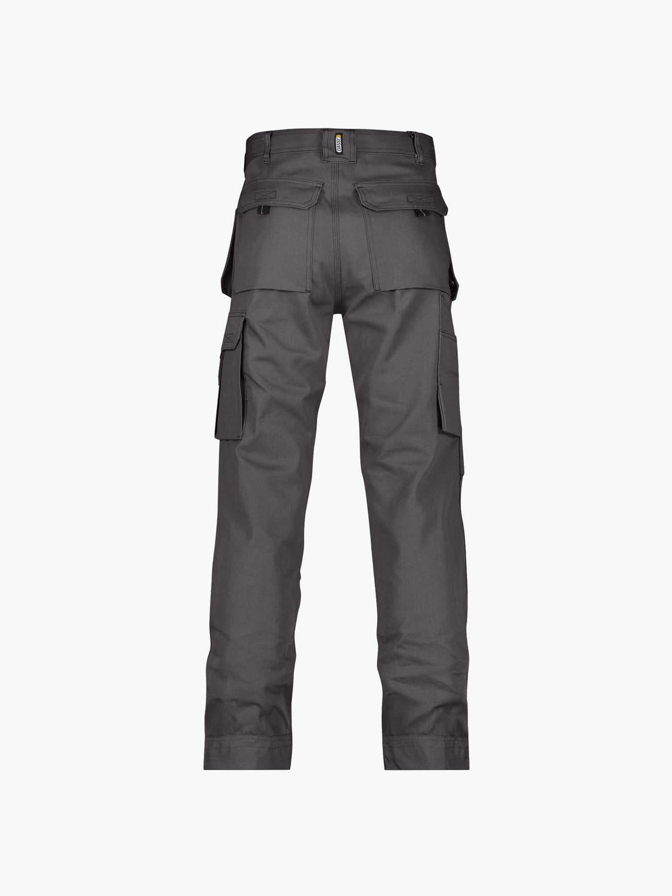 Dassy Texas Canvas holsterzakkenbroek met kniezakken - Cementgrijs Werkbroek Dassy