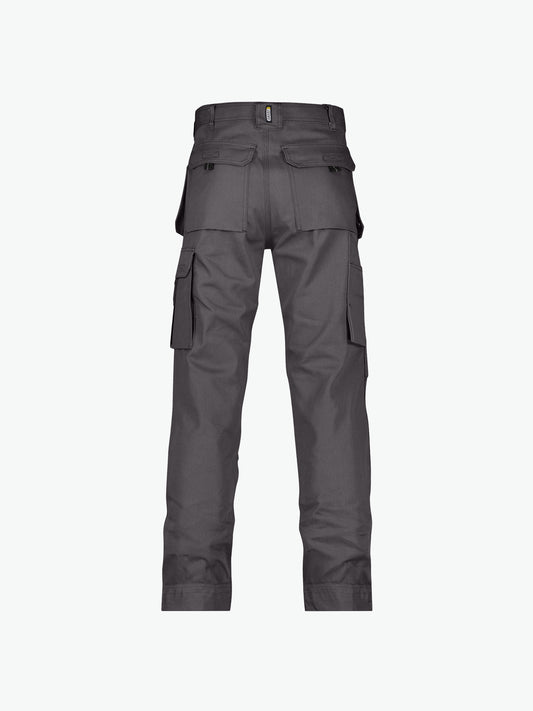 Dassy Texas Canvas holsterzakkenbroek met kniezakken - Cementgrijs Werkbroek Dassy