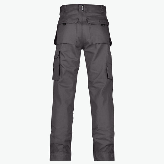 Dassy Texas Canvas holsterzakkenbroek met kniezakken - Cementgrijs Werkbroek Dassy