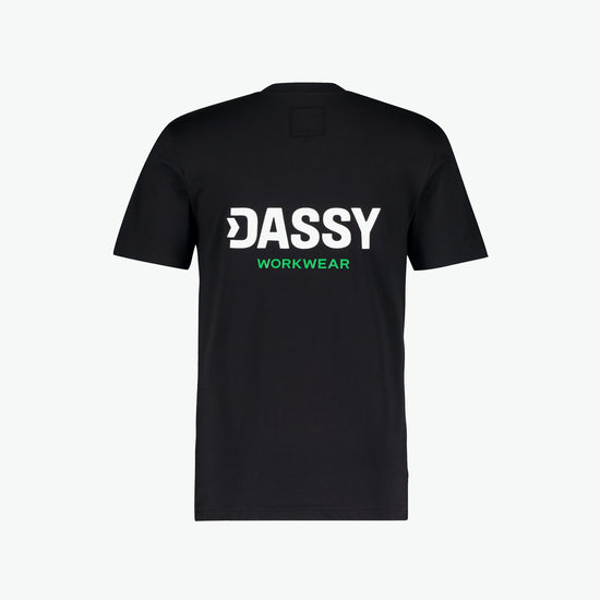 Dassy Tim T-shirt met bedrukking - Zwart Werkshirt Dassy
