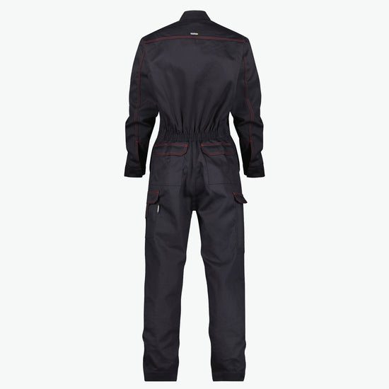 Dassy Toronto Vlamvertragende overall met kniezakken - Zwart Werkbroek Dassy