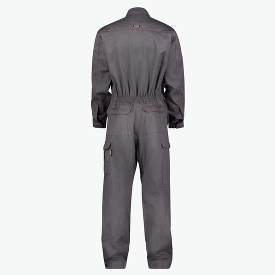 Dassy Toronto Vlamvertragende overall met kniezakken - Cementgrijs Werkbroek Dassy