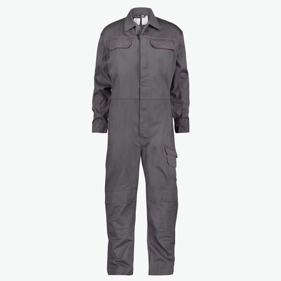 Dassy Toronto Vlamvertragende overall met kniezakken - Cementgrijs Werkbroek Dassy