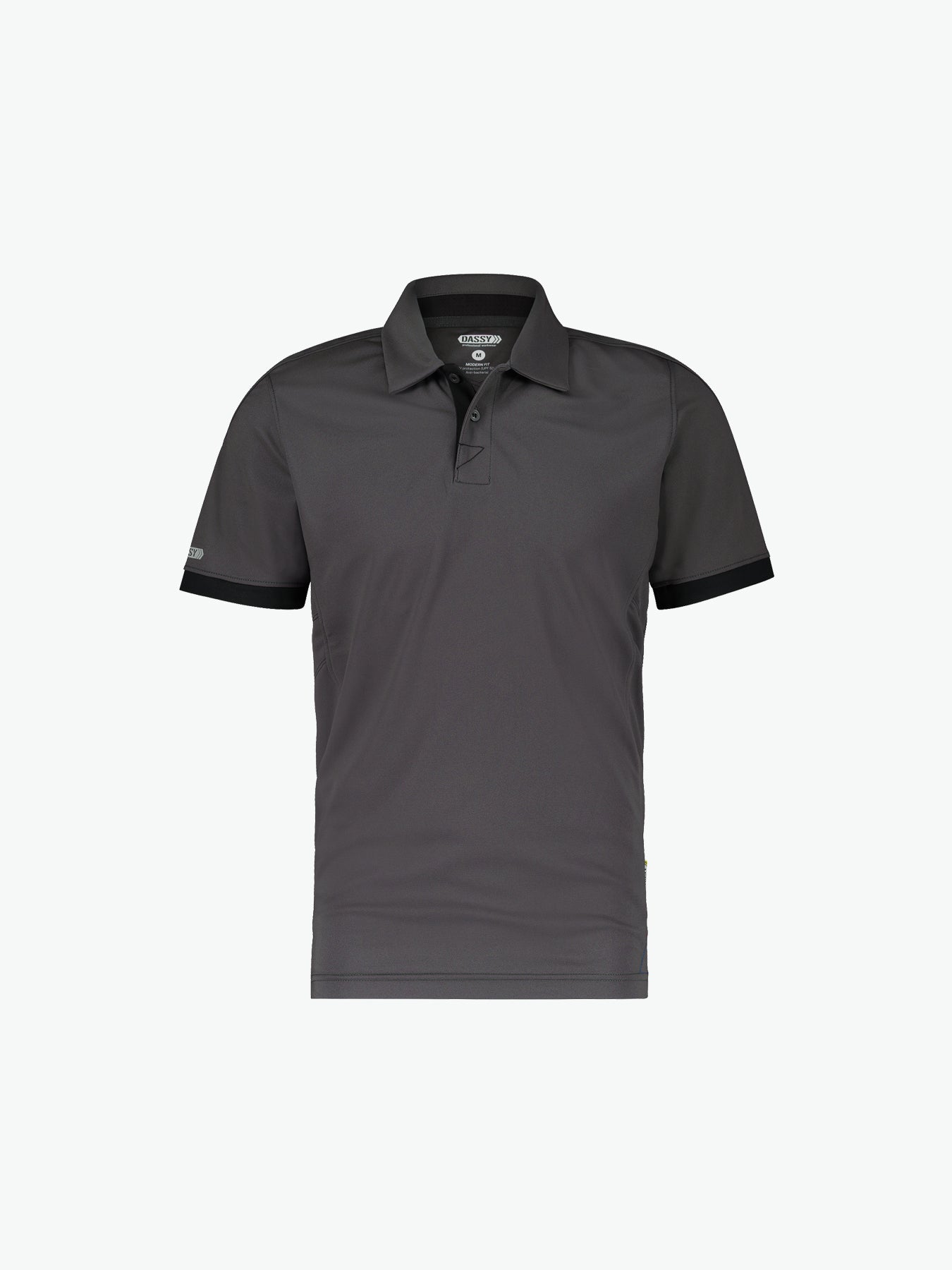 Dassy Traxion Polo - Antracietgrijs/Zwart Werkpolo Dassy