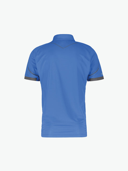 Dassy Traxion Polo - Azuurblauw/Antracietgrijs Werkpolo Dassy