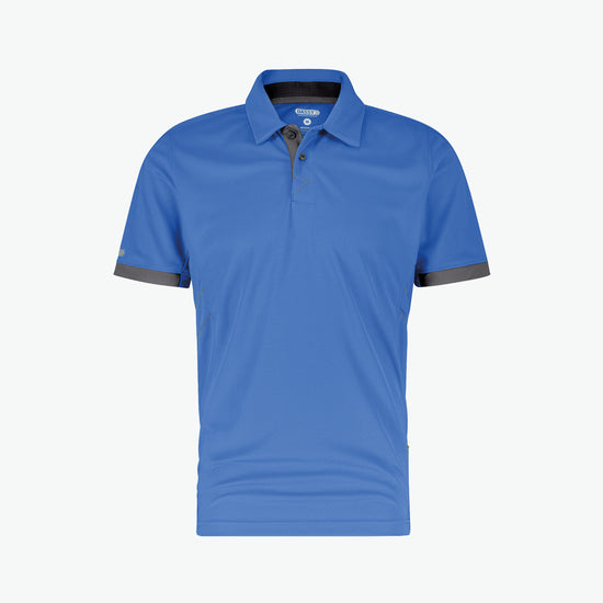 Dassy Traxion Polo - Azuurblauw/Antracietgrijs Werkpolo Dassy