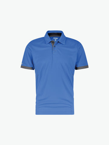 Dassy Traxion Polo - Azuurblauw/Antracietgrijs Werkpolo Dassy
