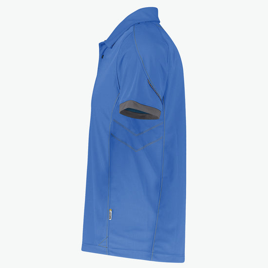 Dassy Traxion Polo - Azuurblauw/Antracietgrijs Werkpolo Dassy