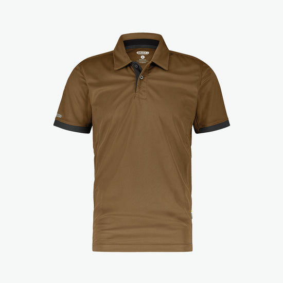 Dassy Traxion Polo - Leembruin/Antracietgrijs Werkpolo Dassy