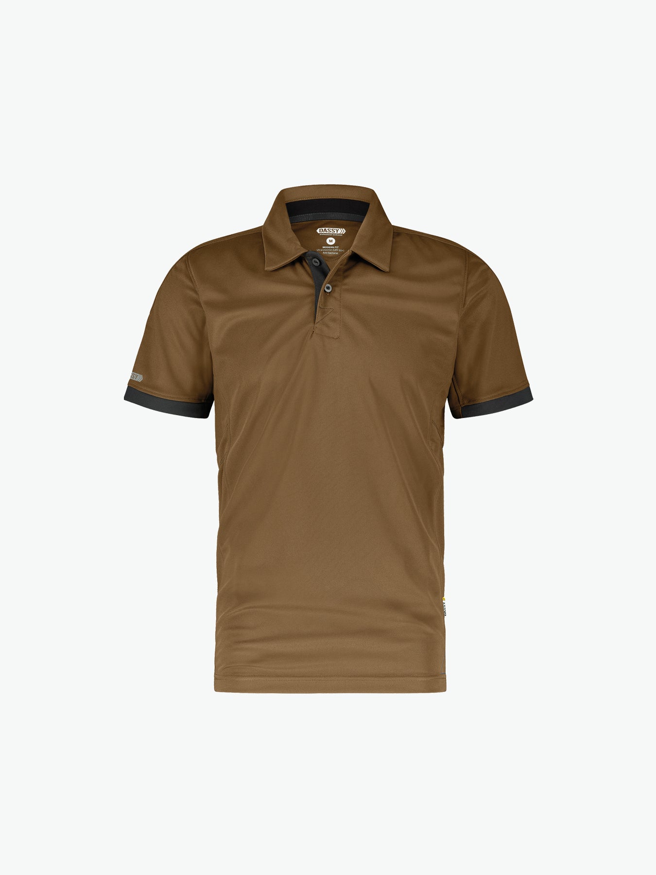 Dassy Traxion Polo - Leembruin/Antracietgrijs Werkpolo Dassy