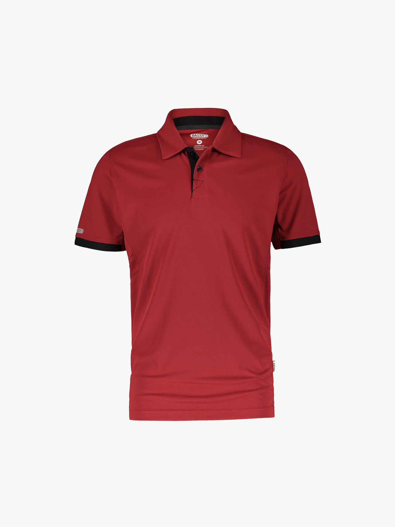 Dassy Traxion Polo - Rood/Zwart Werkpolo Dassy