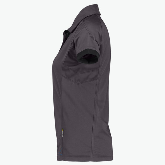 Dassy Traxion Women Polo voor dames - Antracietgrijs/Zwart Werkpolo Dames Dassy