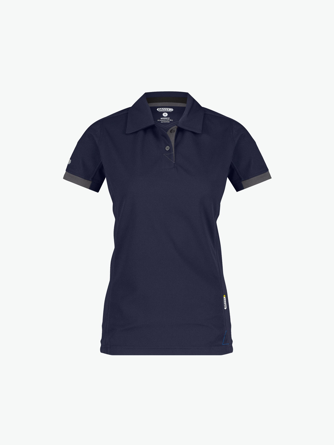 Dassy Traxion Women Polo voor dames - Nachtblauw/Antracietgrijs Werkpolo Dames Dassy
