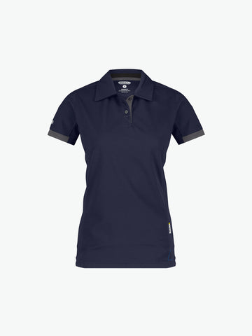 Dassy Traxion Women Polo voor dames - Nachtblauw/Antracietgrijs Werkpolo Dames Dassy