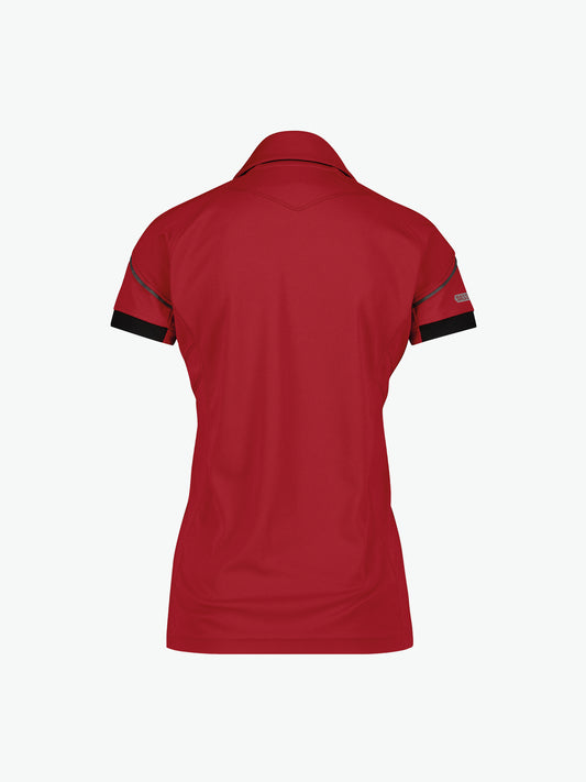 Dassy Traxion Women Polo voor dames - Rood/Zwart Werkpolo Dames Dassy