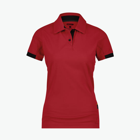 Dassy Traxion Women Polo voor dames - Rood/Zwart Werkpolo Dames Dassy