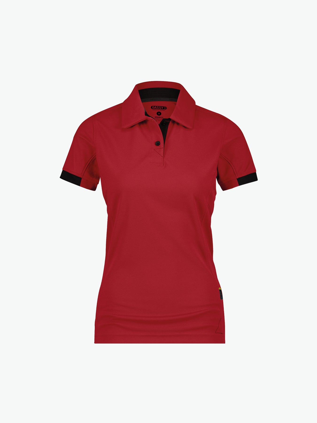 Dassy Traxion Women Polo voor dames - Rood/Zwart Werkpolo Dames Dassy