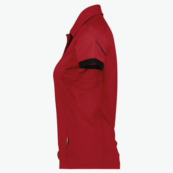 Dassy Traxion Women Polo voor dames - Rood/Zwart Werkpolo Dames Dassy