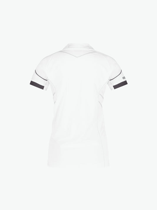 Dassy Traxion Women Polo voor dames - Wit/Antracietgrijs Werkpolo Dames Dassy
