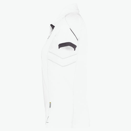 Dassy Traxion Women Polo voor dames - Wit/Antracietgrijs Werkpolo Dames Dassy