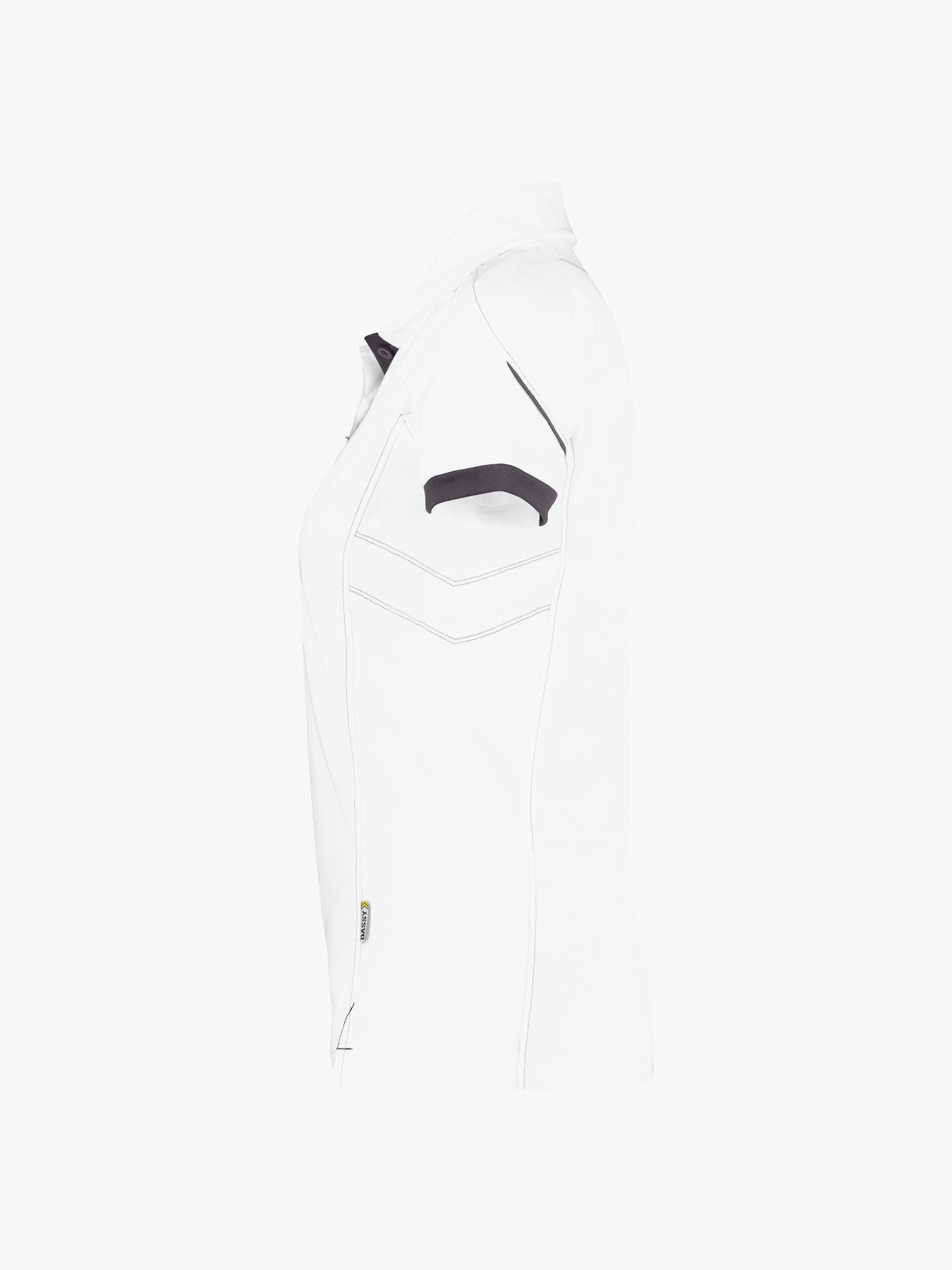 Dassy Traxion Women Polo voor dames - Wit/Antracietgrijs Werkpolo Dames Dassy