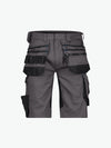 Dassy Trix Holsterzakkenshort met stretch - Antracietgrijs/Zwart Korte Werkbroek Dassy