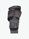 Dassy Trix Holsterzakkenshort met stretch - Antracietgrijs/Zwart Korte Werkbroek Dassy