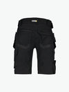 Dassy Trix Holsterzakkenshort met stretch - Zwart Korte Werkbroek Dassy