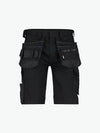 Dassy Trix Holsterzakkenshort met stretch - Zwart Korte Werkbroek Dassy