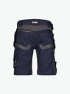 Dassy Trix Holsterzakkenshort met stretch - Nachtblauw/Antracietgrijs Korte Werkbroek Dassy