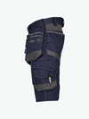 Dassy Trix Holsterzakkenshort met stretch - Nachtblauw/Antracietgrijs Korte Werkbroek Dassy