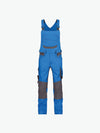 Dassy Tronix Bretelbroek met stretch en kniezakken - Azuurblauw/Antracietgrijs Werkbroek Dassy