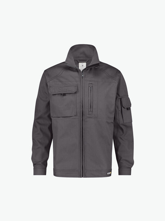 Dassy Tulsa Canvas werkvest - Cementgrijs Werkvest Dassy